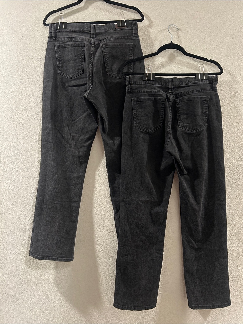 2 Woman’s Black Jeans - Comfortable Straight Fit - Picture 2 of 6